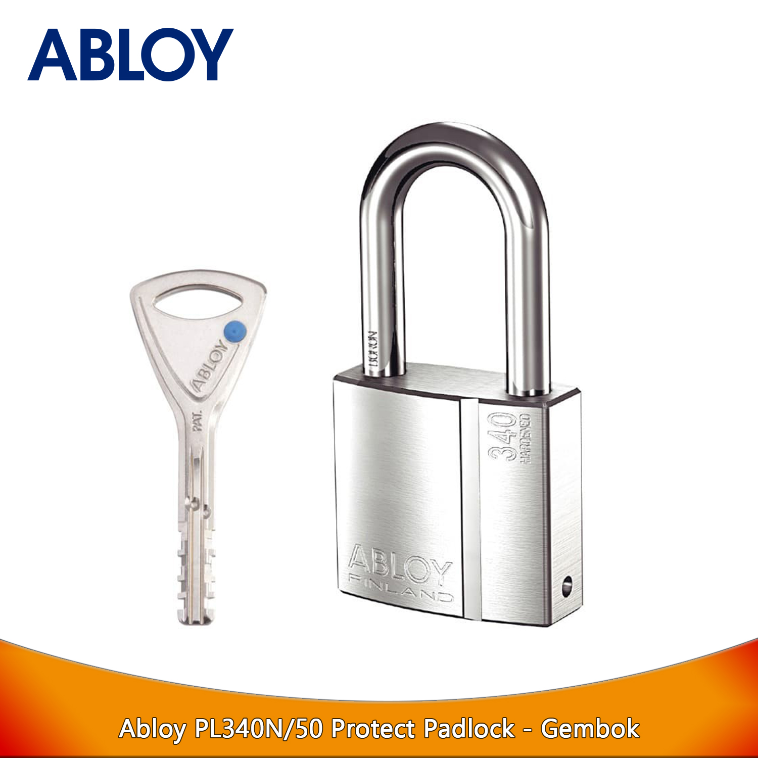 Abloy PL340N/50 Protect Padlock - Gembok