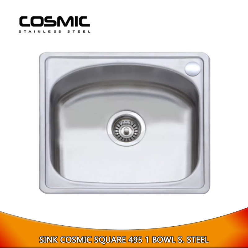 Cosmic Square Kitchen Sink 495 1 Bowl S.S