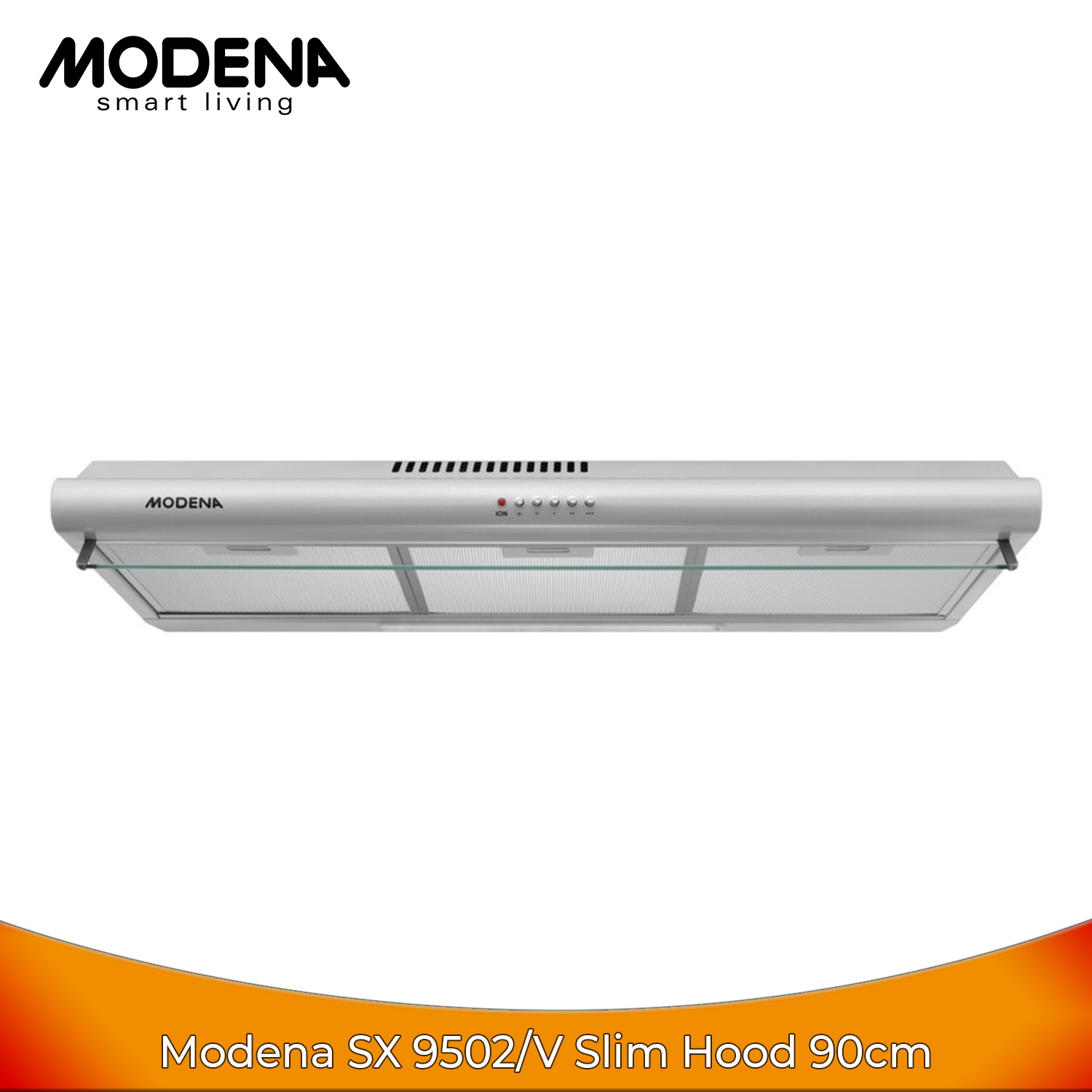 Modena SX 9502 V Slim Cooker Hood 90cm - Penghisap Asap Dapur