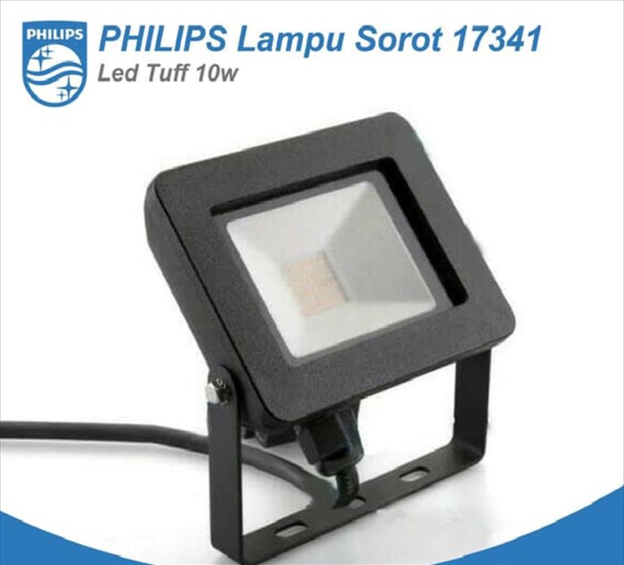 Philips 17341 flood light 10w   - Lampu Sorot