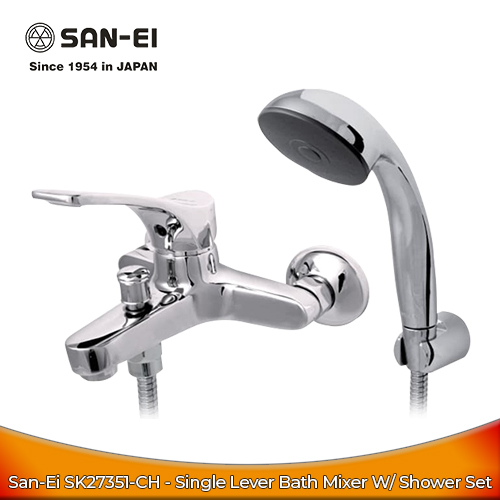 San-Ei SK27351-CH Bath Mixer Shower Set - Kran Air Mandi