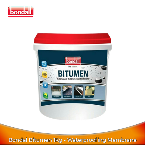 Bondall Bitumen 1kg - Cat Pelapis Anti Bocor