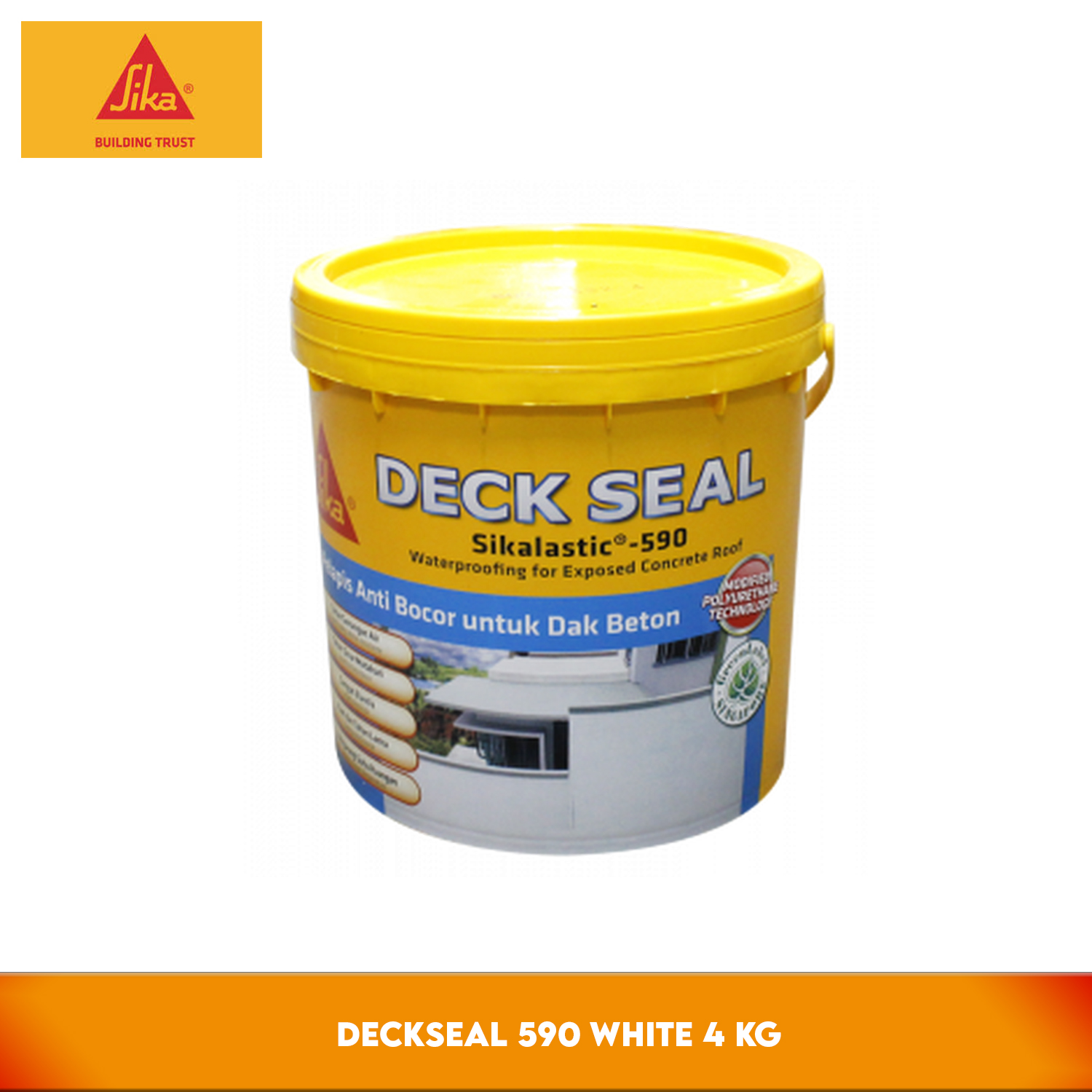 SIKA Deckseal 590 White 4 Kg - Waterproofing