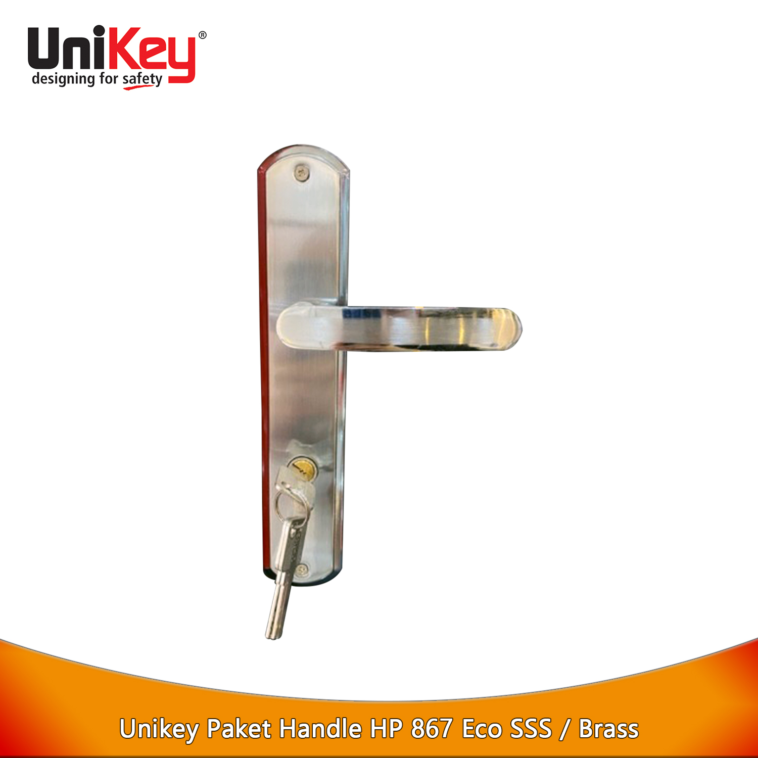 Unikey Paket Handle HP 867 Eco SSS / Brass