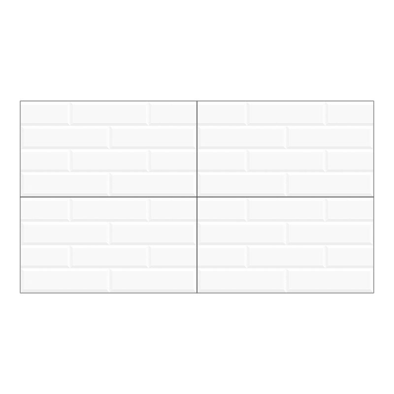 Habitat Brick White 25X50 KW1 - Keramik Dinding