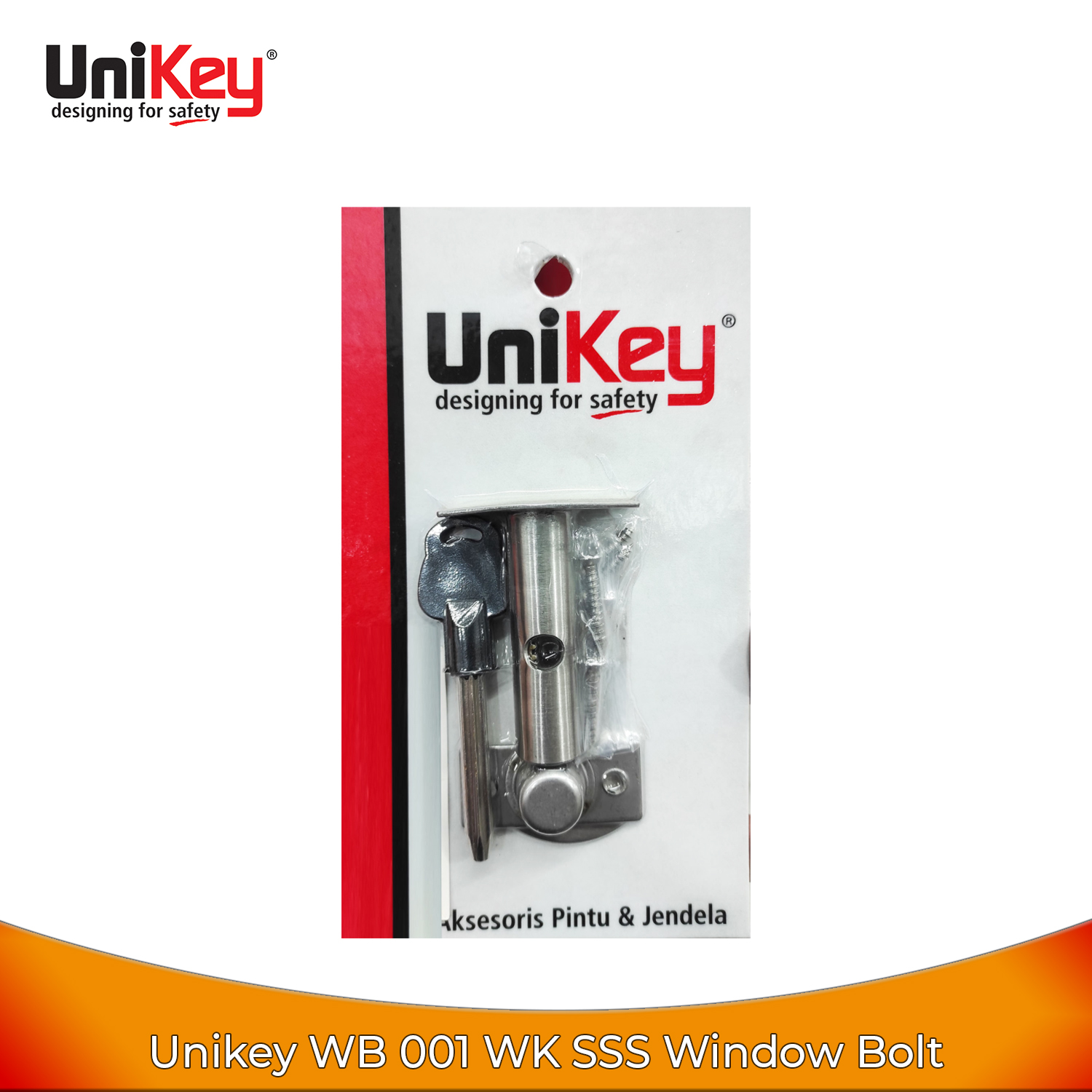 Unikey WB 001 WK SSS Window Bolt - Kunci Pintu