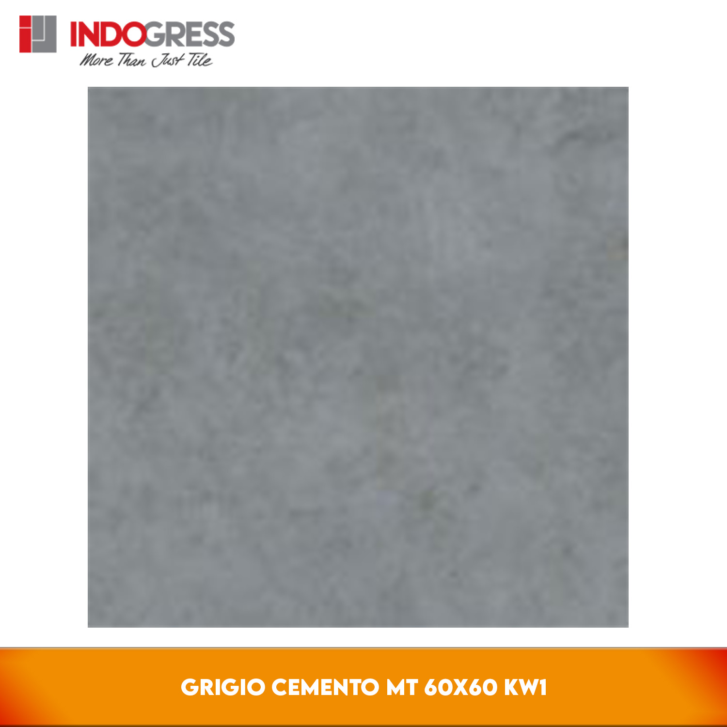 Indogress Grigio Cemento MT 60X60 KW1 - Keramik Lantai