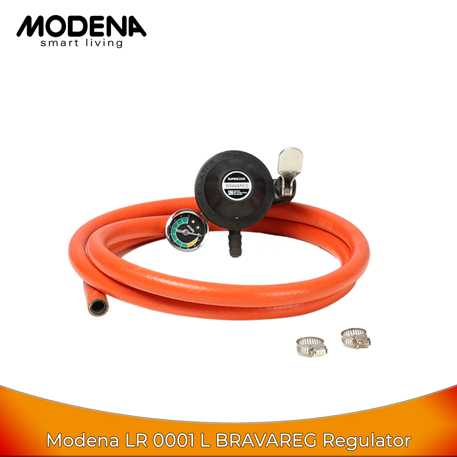 Modena LR 0001 L Bravereg Regulator - Selang Gas