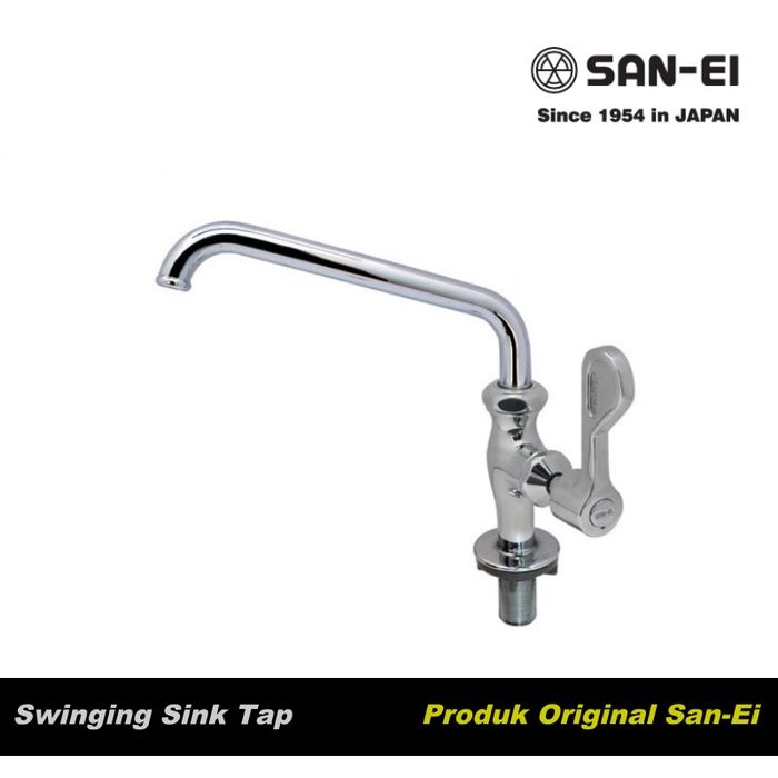 San-ei A57JRN Swinging Sink Tap - Kran Angsa Dapur
