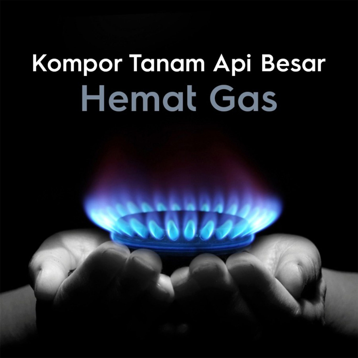 Electrolux EHG9330 Cast Iron Hobs 90cm - Kompor Gas Tanam 3 Tungku