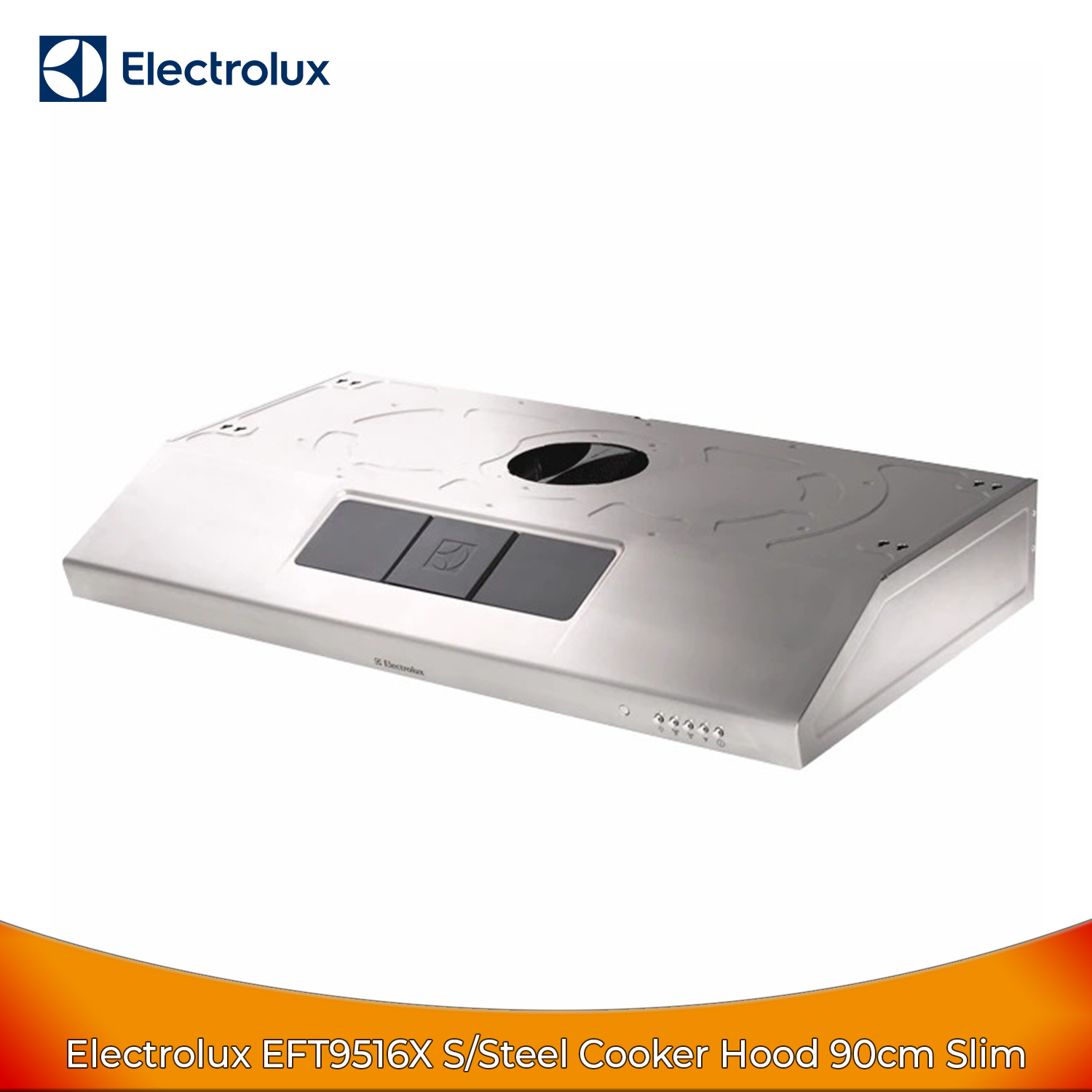 Electrolux EFT9516X S.Steel Cooker Hood 90cm Slim - Penghisap Asap Dapur