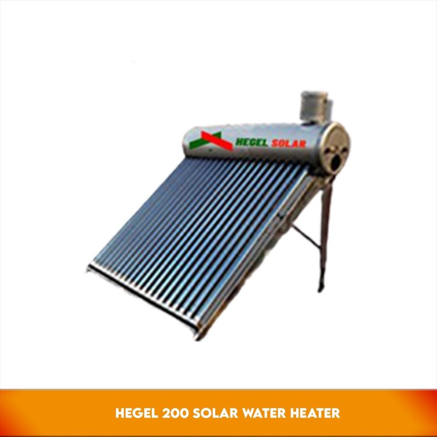 Hegel 200 (Full Stainless) Solar Water Heater -Pemanas Air Matahari