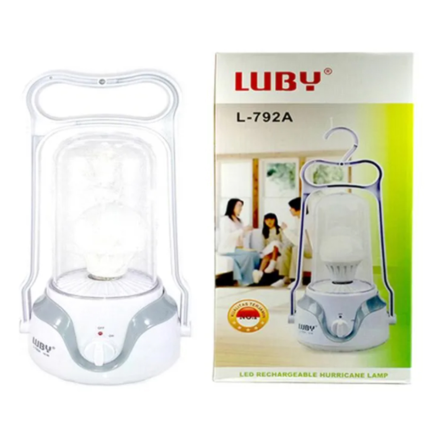 Power Emergency LED 792A Luby - Lampu Darurat Portable