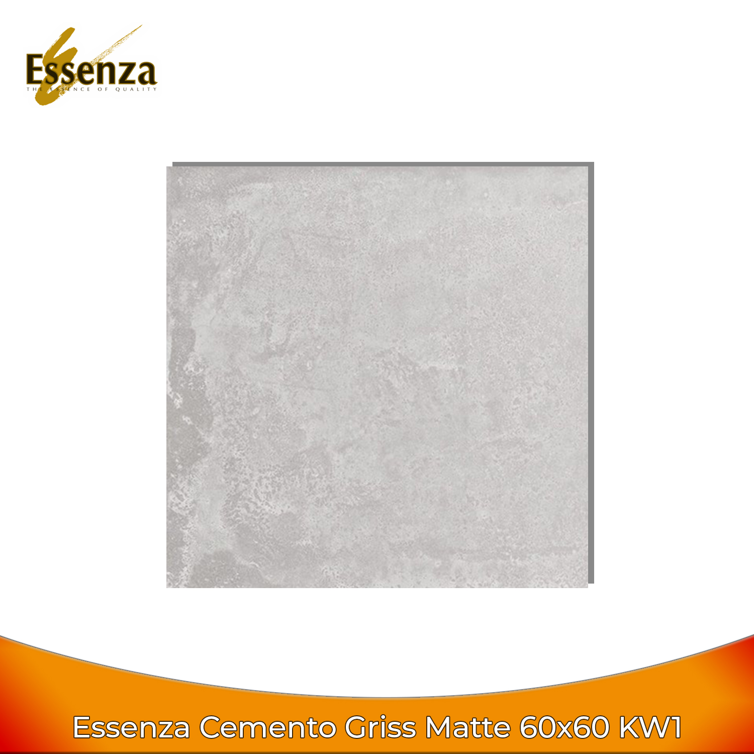 Essenza Cemento Gris Matte 60X60 KW1 - Granit Lantai
