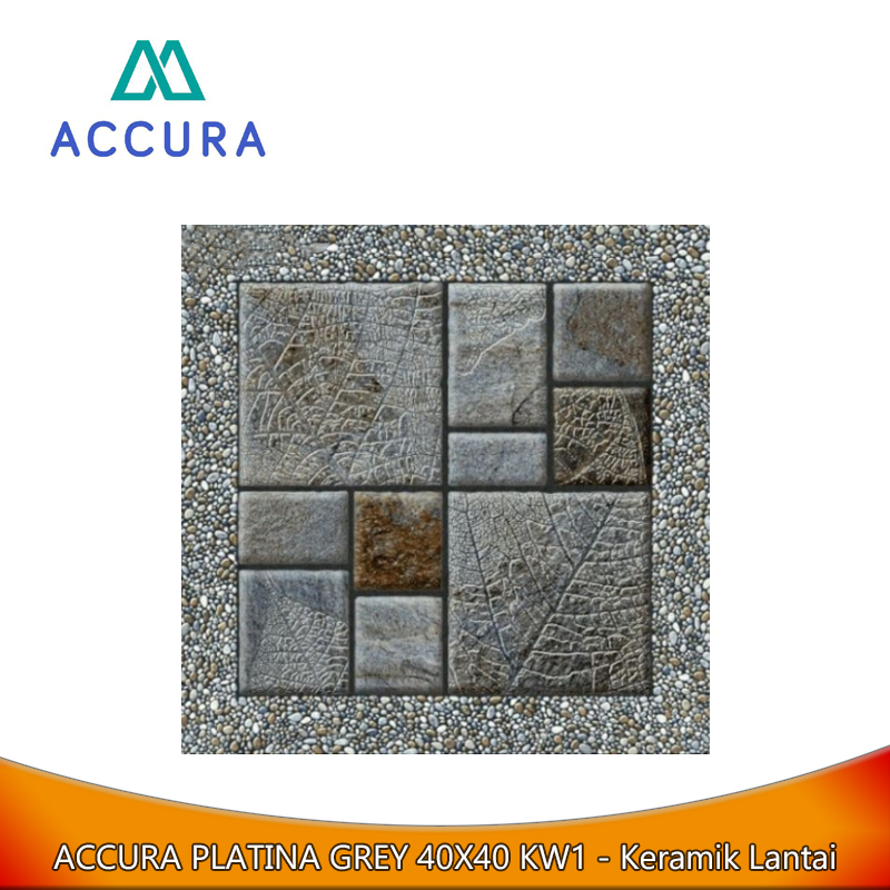 Accura Platina Grey 40X40 KW1 - Keramik Lantai