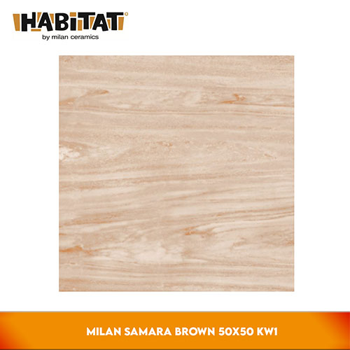 Habitat Samara Brown 50X50 KW1 - Keramik Lantai