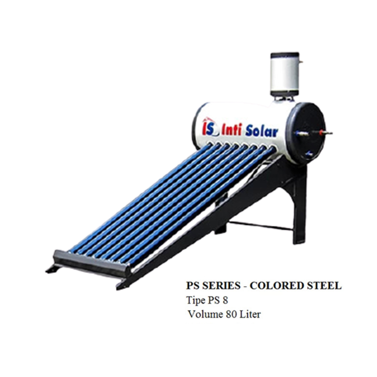 Intisolar Water Heater Solar PS8 Color Coated 80 Liter - Pemanas Air 
