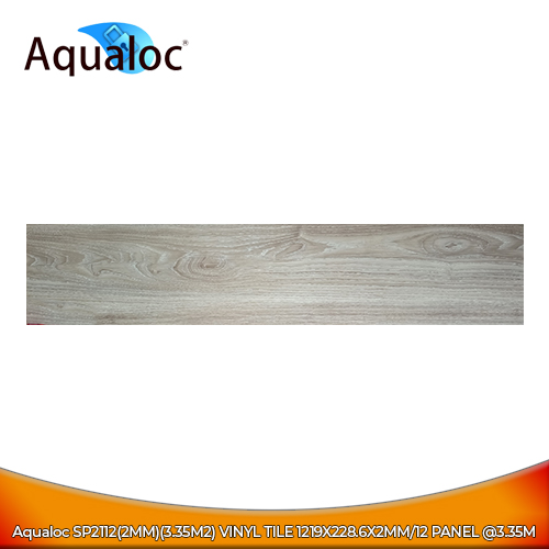 Aqualoc Vinyl Plank SP2112 1219X228.6X2MM - Lantai Kayu