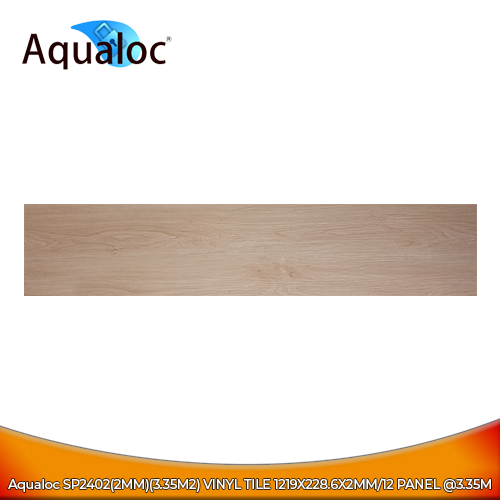Aqualoc Vinyl Plank SP2402 1219X228.6X2MM - Lantai Kayu