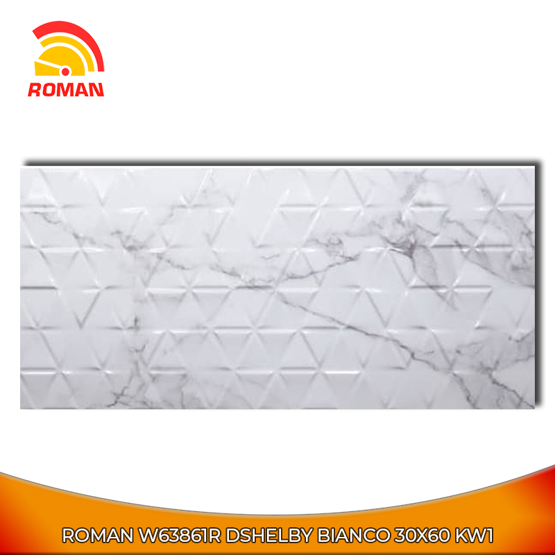 Roman W63861R Dshelby Bianco 30X60 KW1 - Keramik Dinding