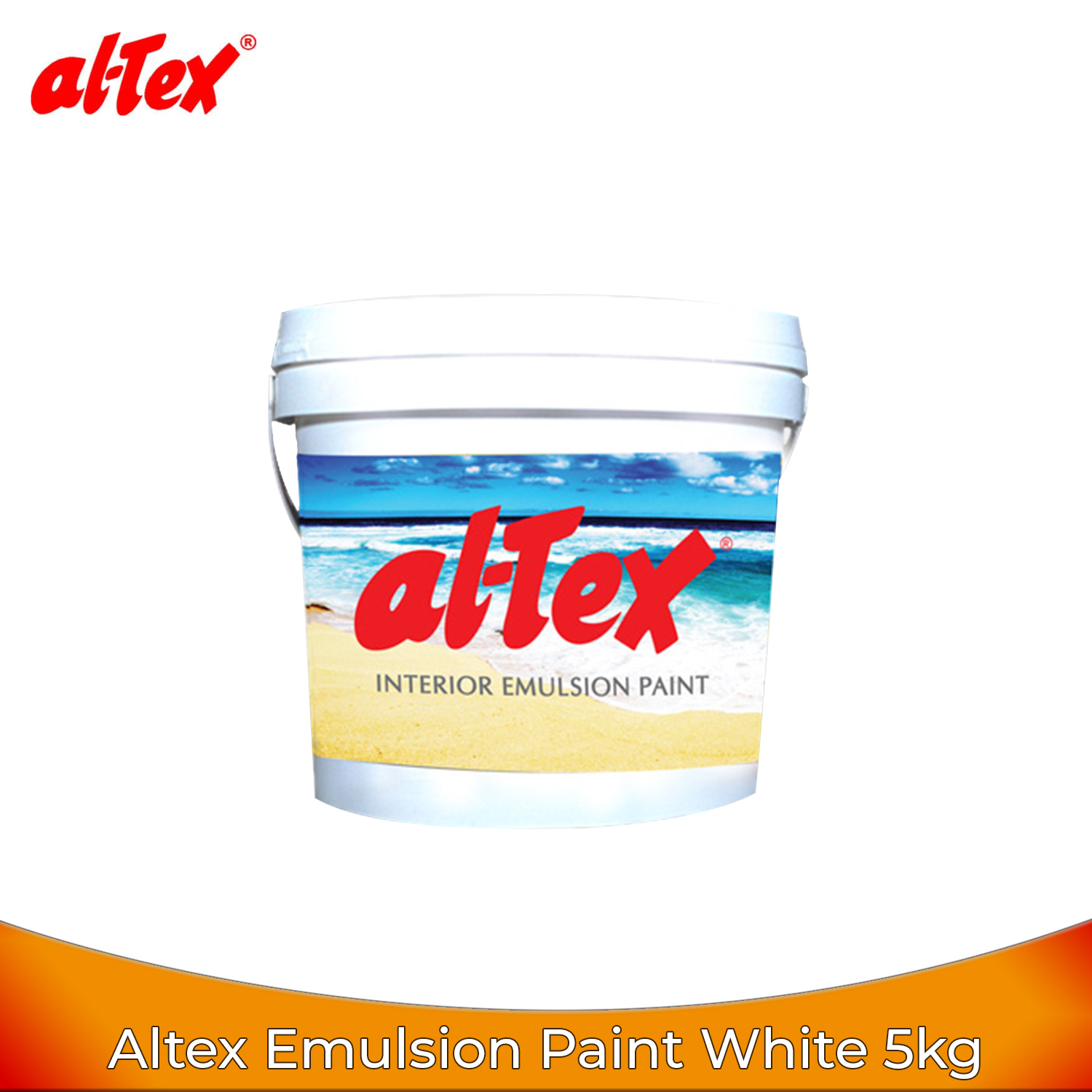 Altex Emulsion Paint White 5Kg - Cat Tembok Interior