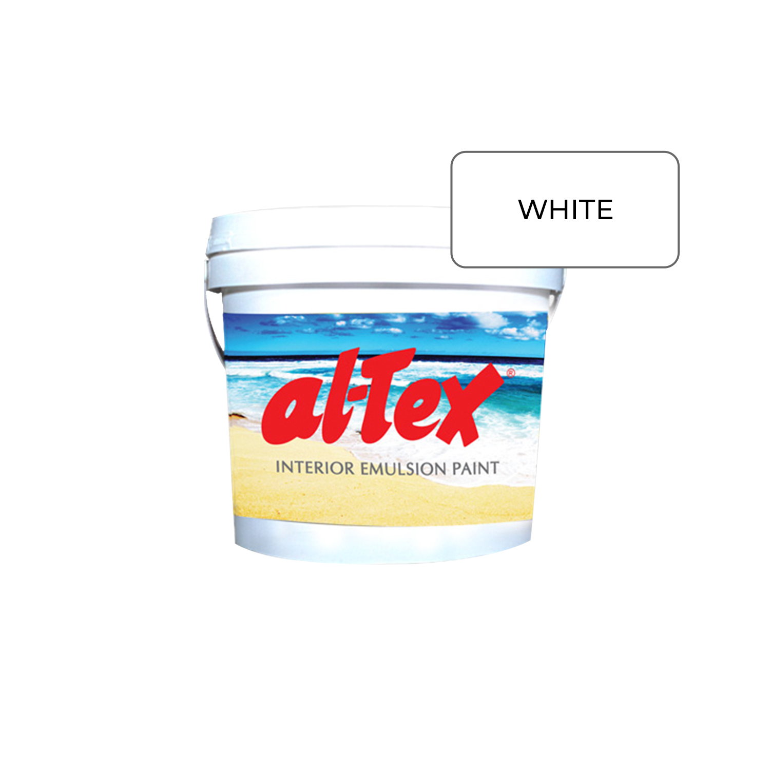 Altex Emulsion Paint White 5Kg - Cat Tembok Interior