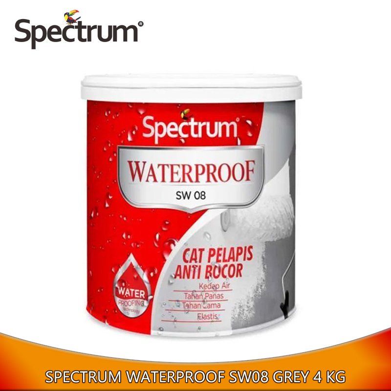Spectrum Waterproof SW08 Grey 4kg - Cat Pelapis Anti Bocor