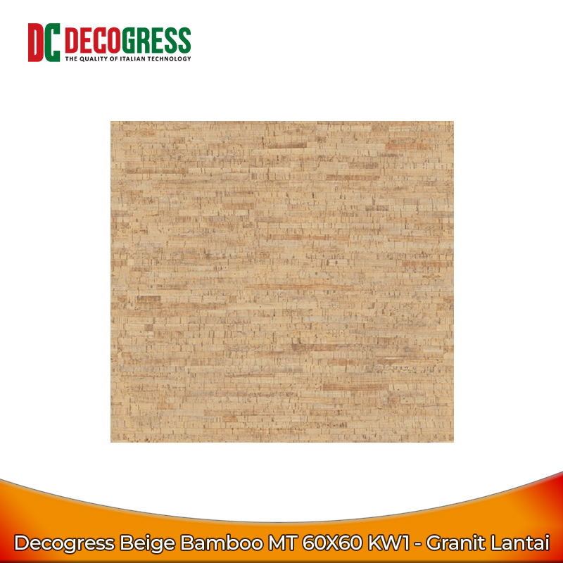 Decogress Beige Bamboo MT 60X60 KW1 - Granit Lantai