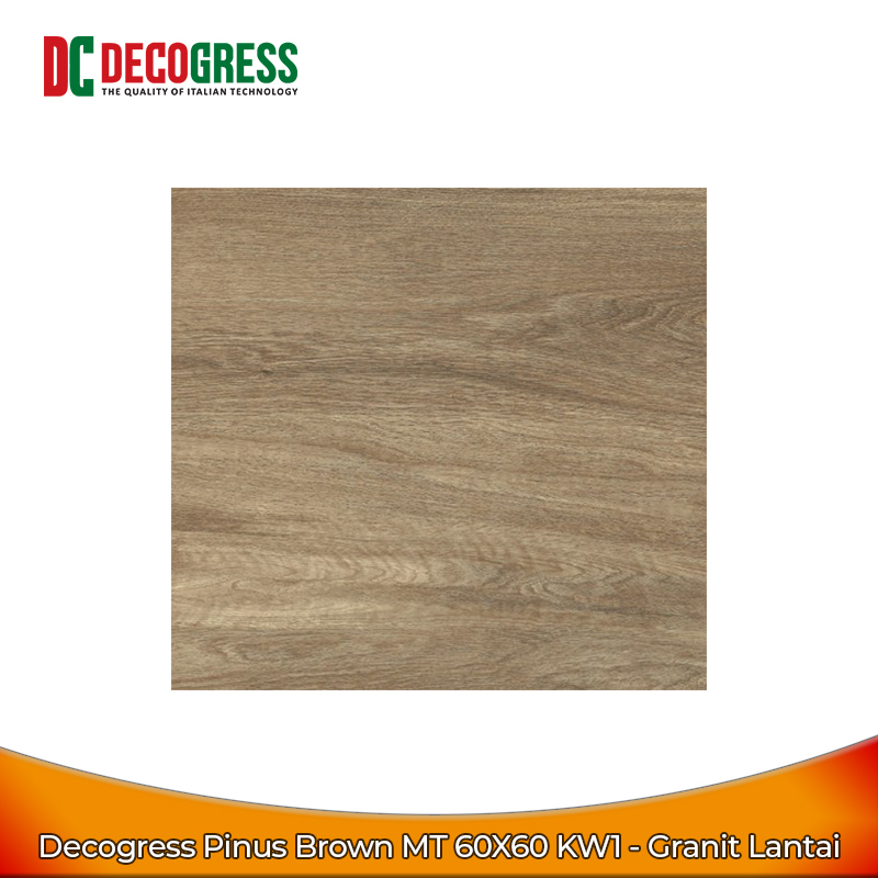 Decogress Pinus Brown MT 60X60 KW1 - Granit Lantai