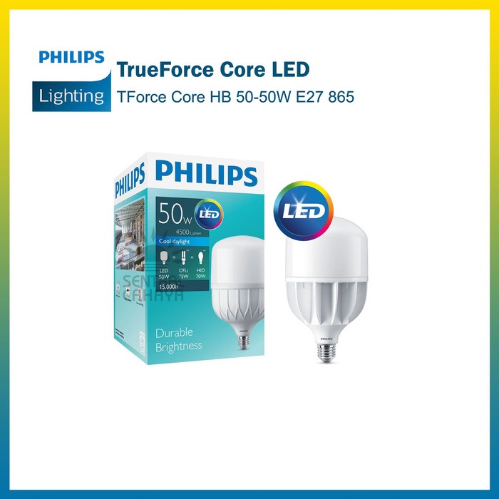 Philips TForce  Core HB 50W - Lampu Bohlam Putih
