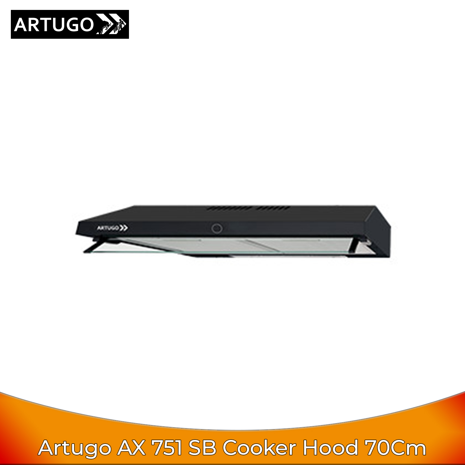 Artugo AX 751 SB Cooker Hood 70cm - Penyedot Asap Dapur