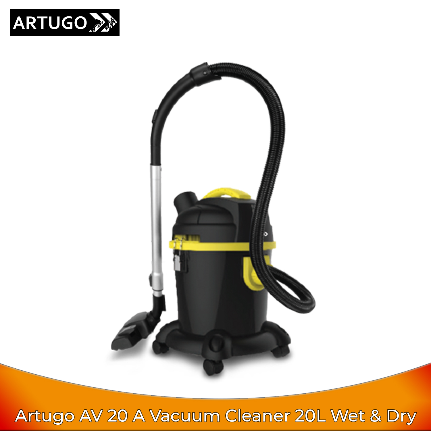 Artugo AV 20 A Vacuum Cleaner 20L Wet and Dry - Penyedot Debu