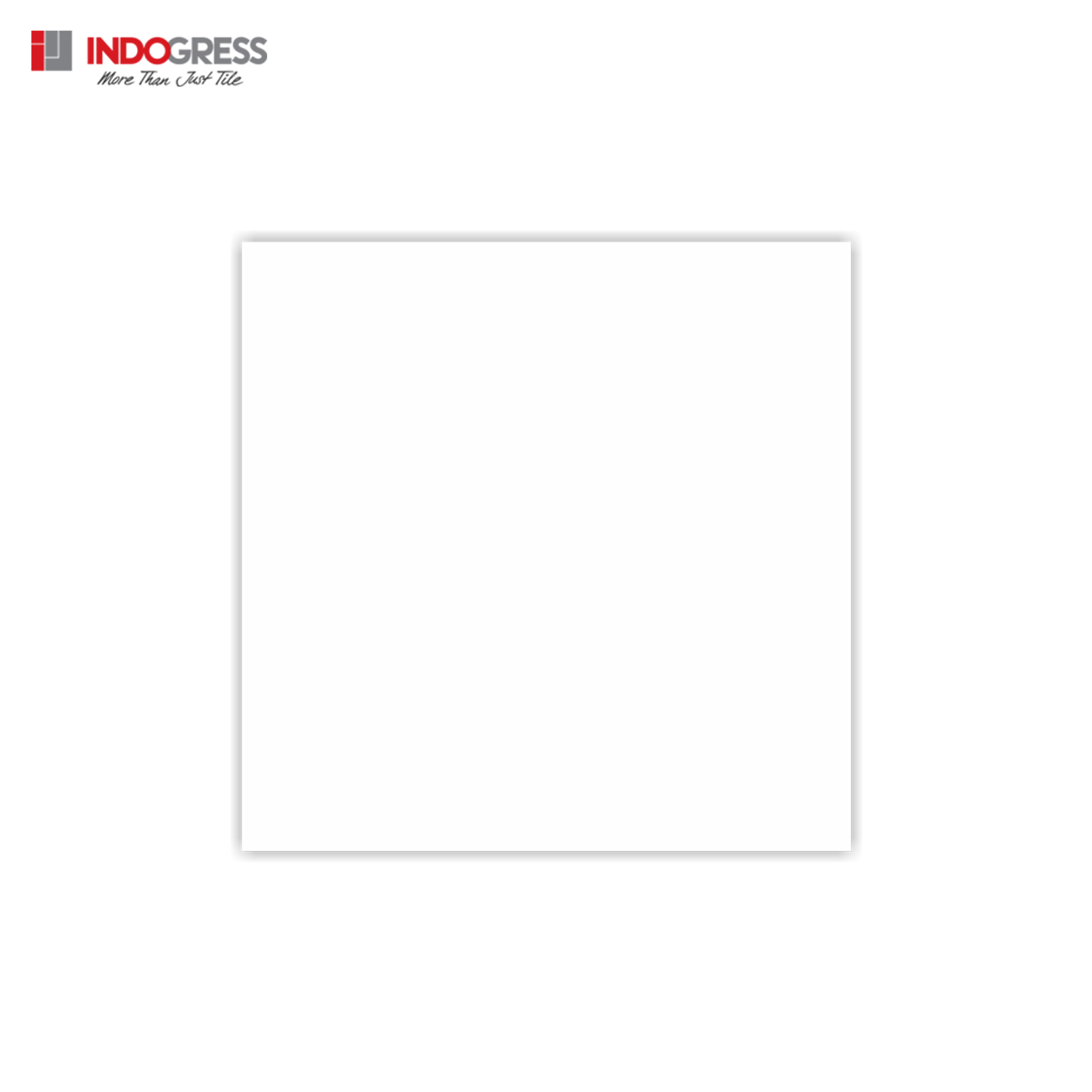 Indogress Solid White GP 80X80 KW1 - Granit Lantai