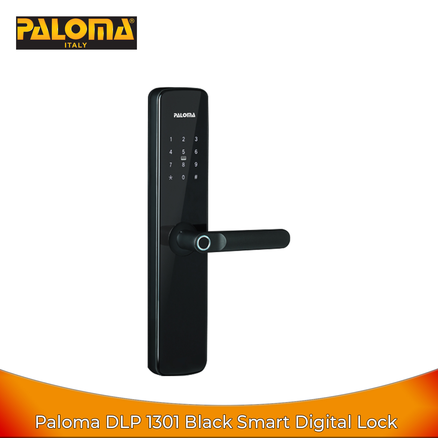 Paloma DLP 1301 Smart Digital Lock Black - Handle Kunci