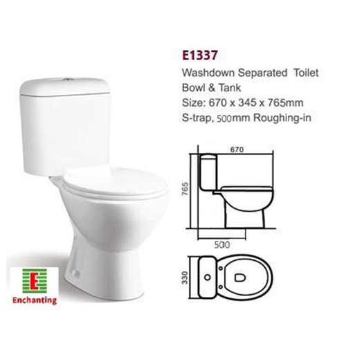 Enchanting E1337 Washdown Toilet - Kloset Duduk