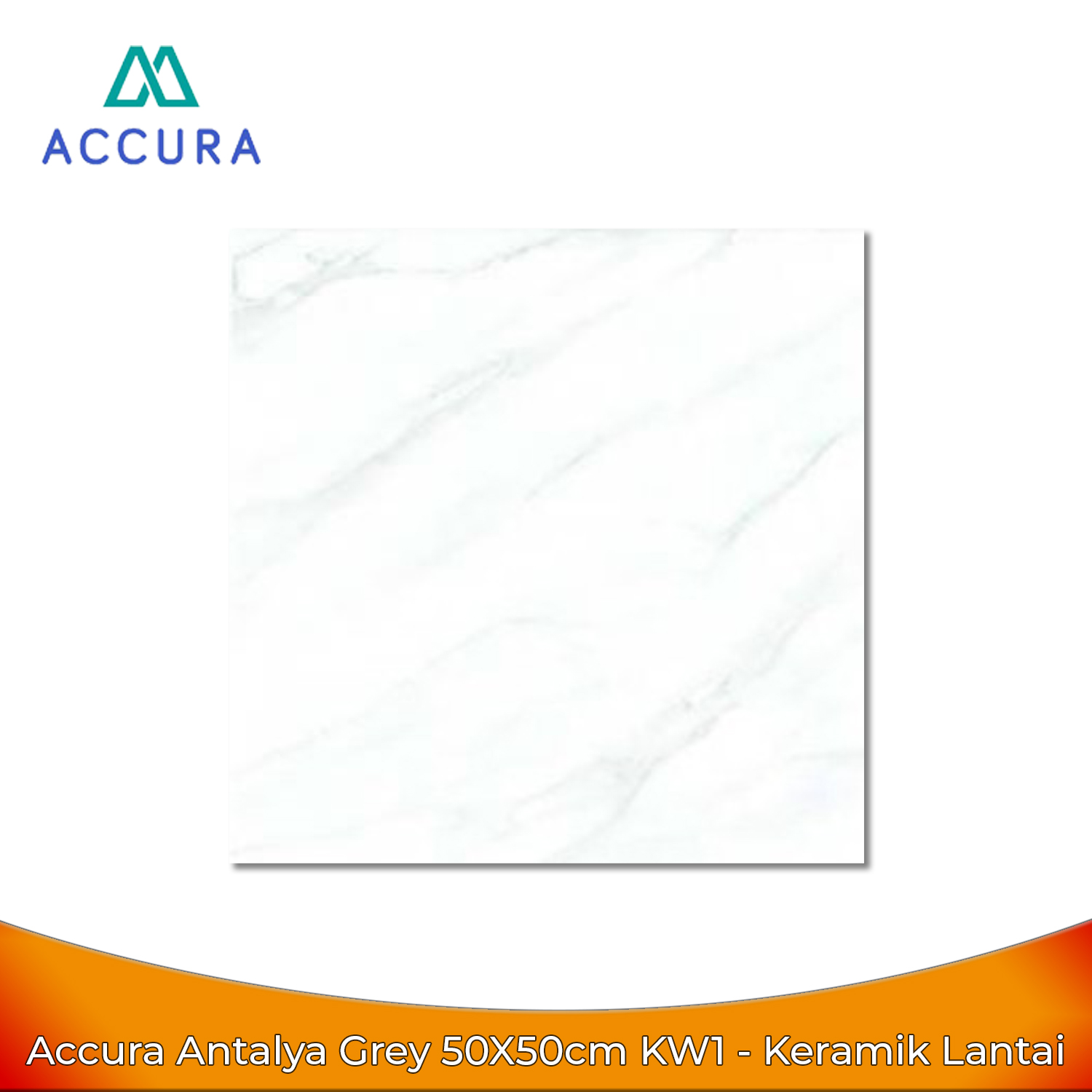 Mulia Accura Antalya Grey 50X50 KW1 - Keramik Lantai