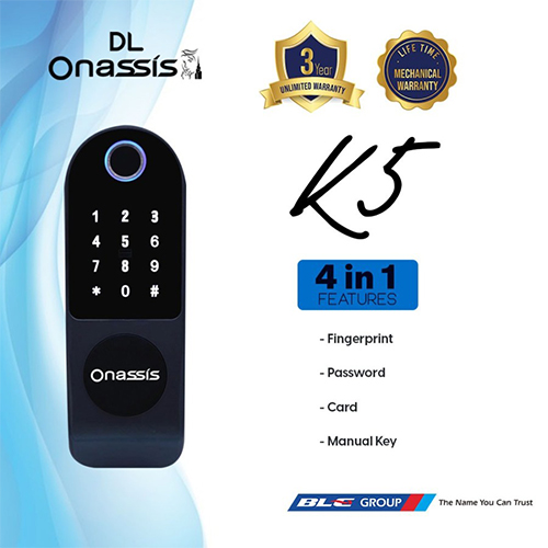 Onassis Digital Smart Door Lock K5 - Kunci Pintu