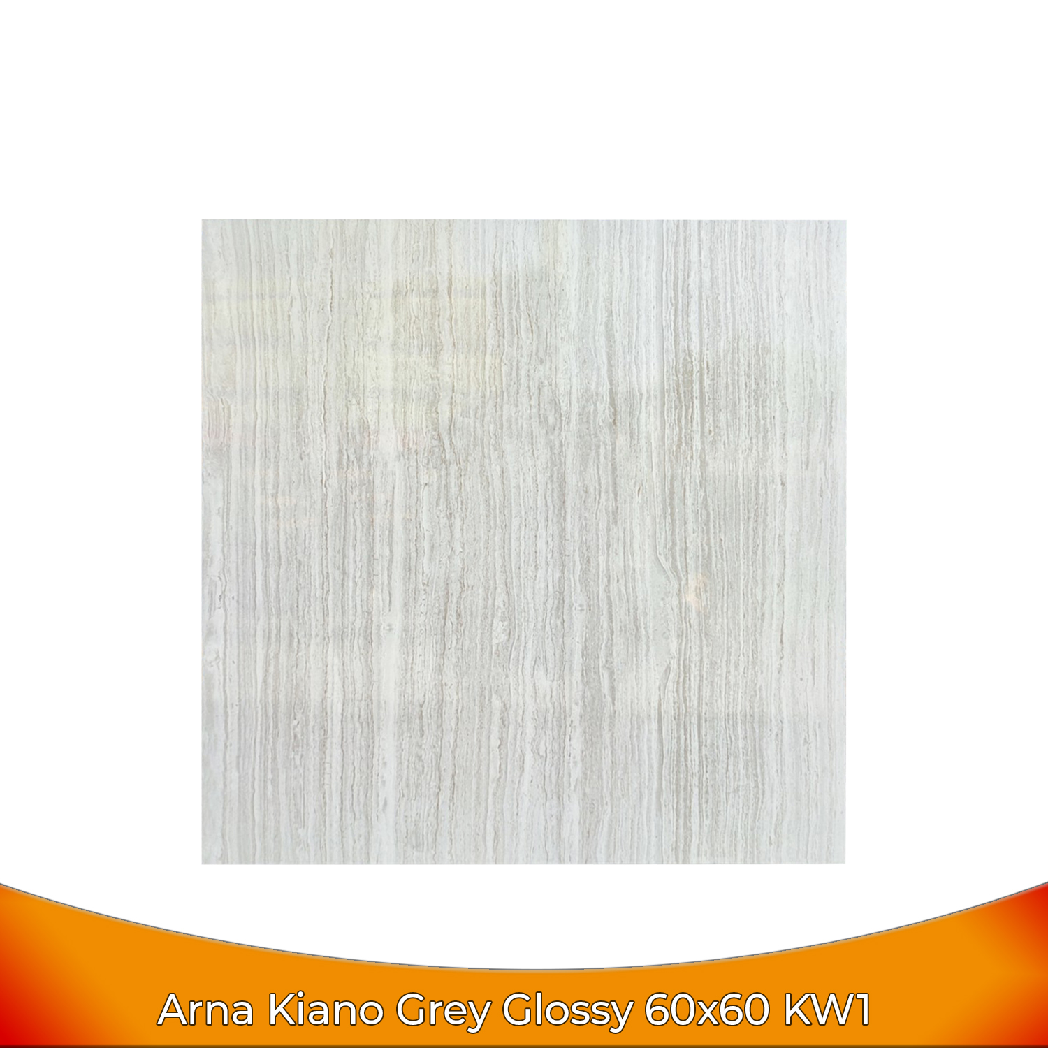 Arna Kiano Grey Glossy 60X60 KW 1 - Granit Lantai