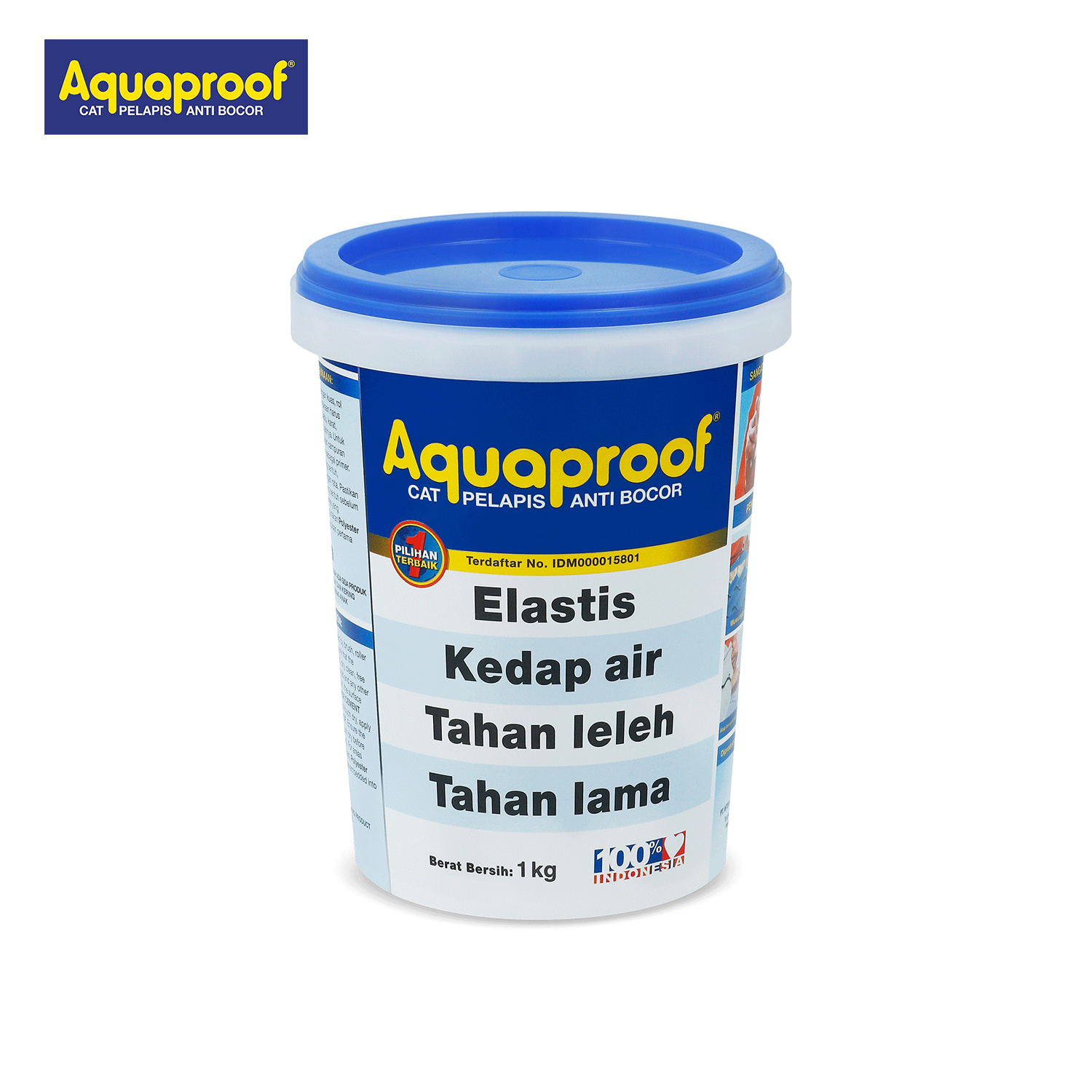 Aquaproof Waterproofing 1kg Transparent - Cat Pelapis Anti Bocor