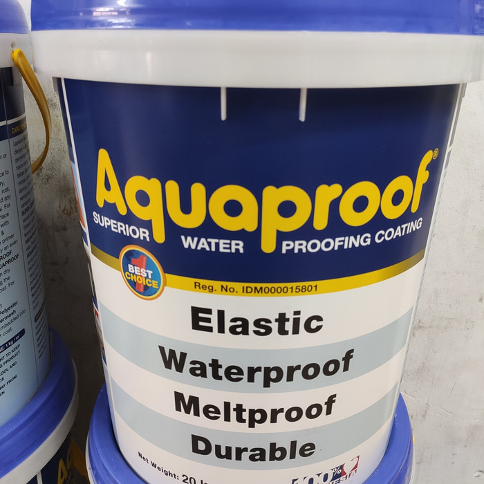 Aquaproof Waterproofing White 20kg - Cat Pelapis Anti Bocor