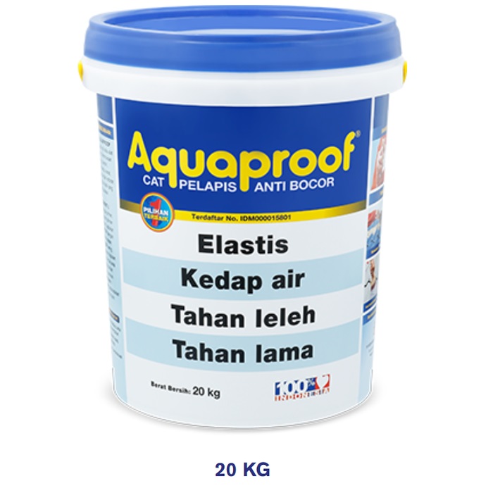 Aquaproof Waterproofing White 20kg - Cat Pelapis Anti Bocor