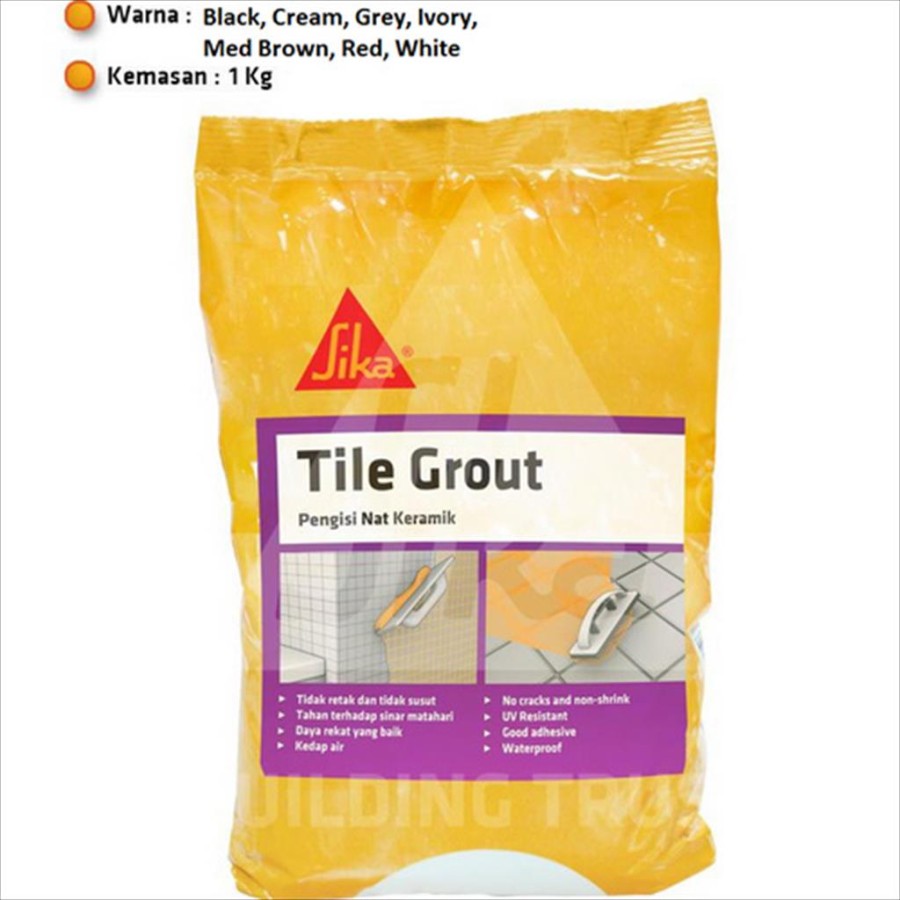 sika tile grout 1 kg red 