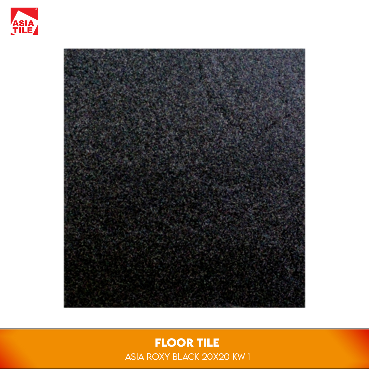 Asia Tile Roxy Oxy Black 20X20 KW1 - Keramik Lantai