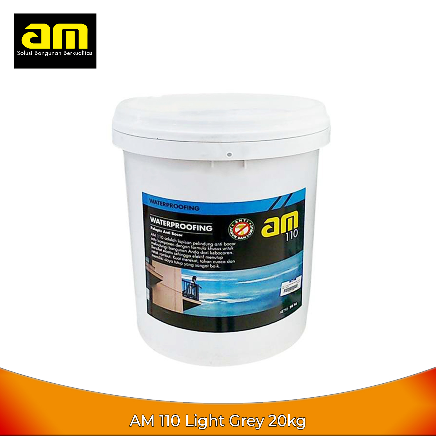 AM 110 Light Grey 20kg Waterproofing - Pelapis Anti Bocor