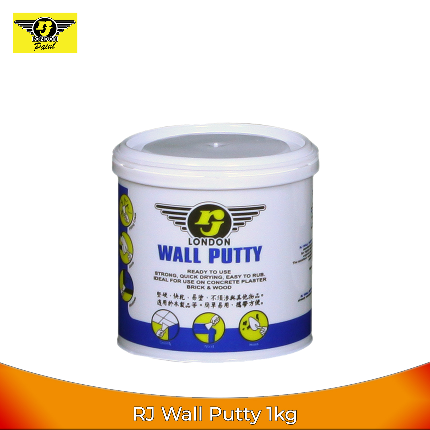 Plamir Dempul RJ Wall Putty 1 kg