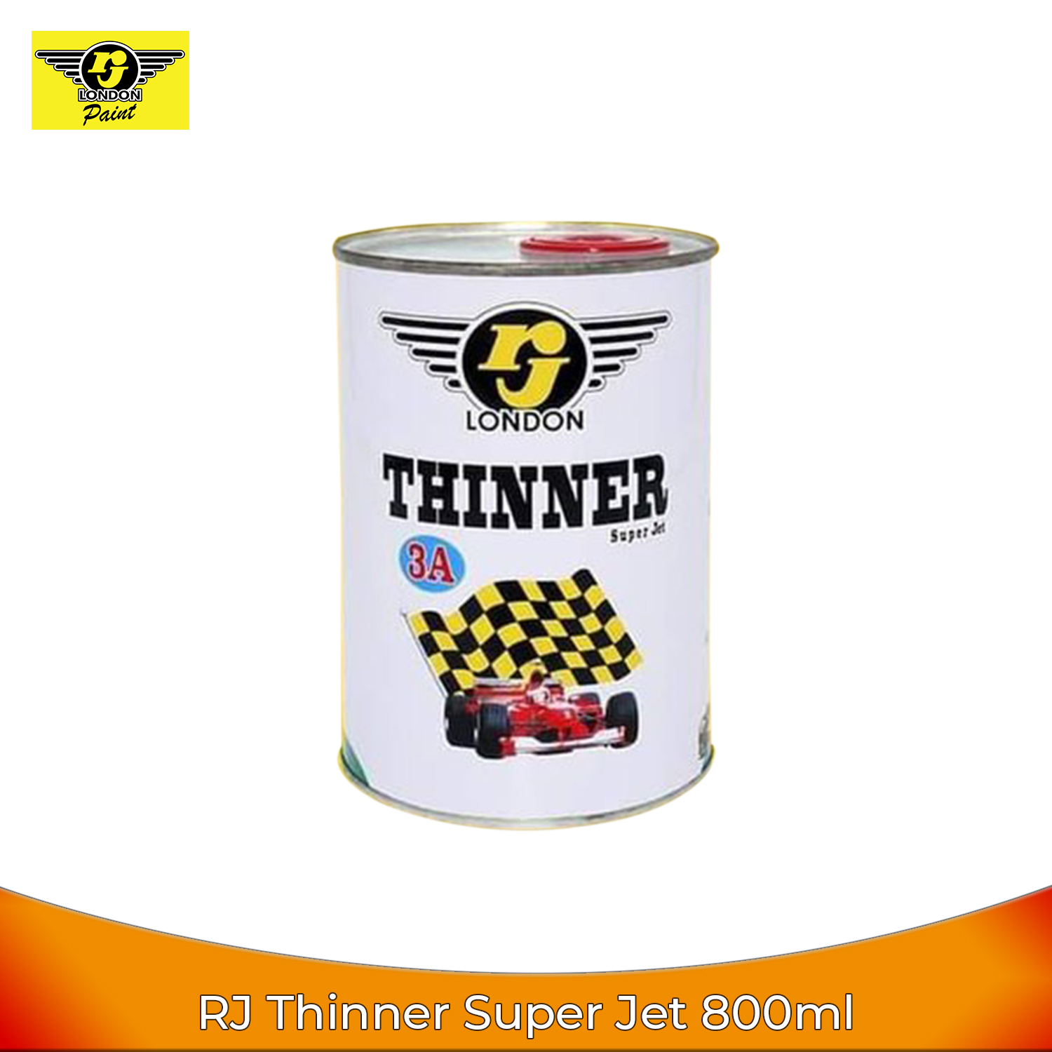 RJ London Thinner Super Jet 800ml - Pengencer Cat